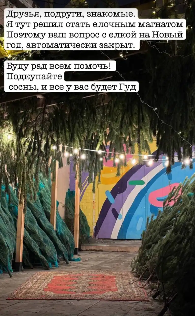 Новогодние сосны с доставкой