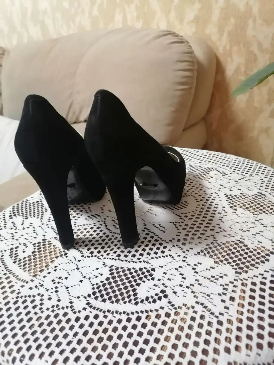 Туфли Калипсо 37-37.5 размер натуральная замша