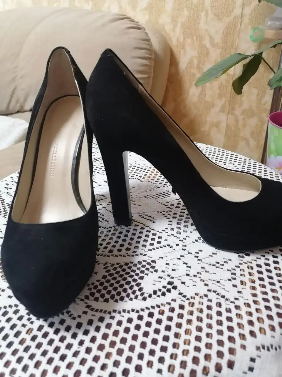 Туфли Калипсо 37-37.5 размер натуральная замша