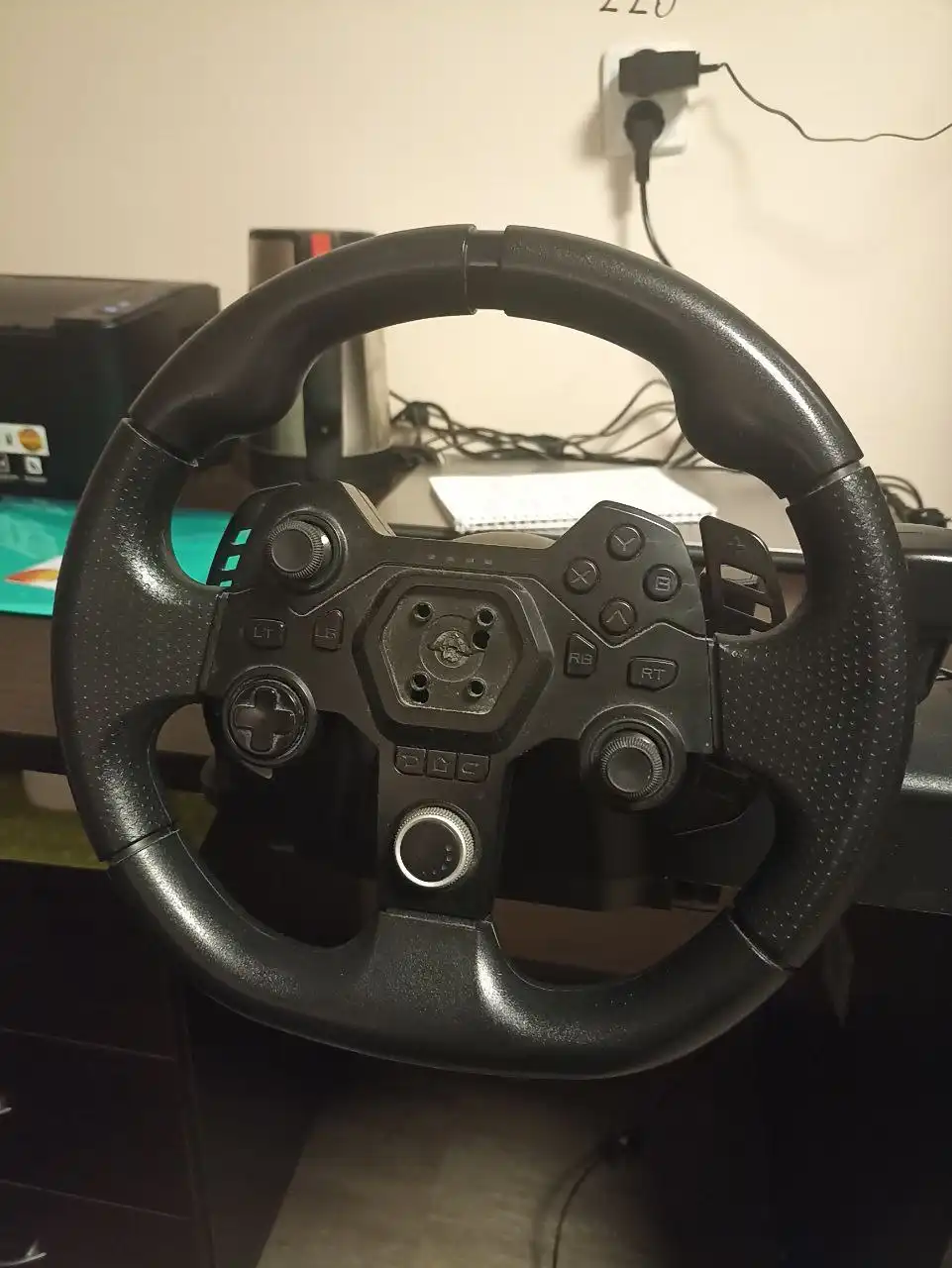 Игровой руль 270 градусов с настраиваемыми клавишами