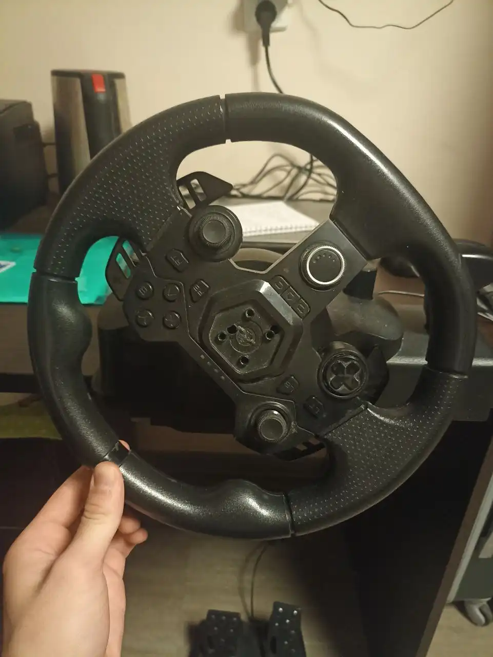 Игровой руль 270 градусов с настраиваемыми клавишами