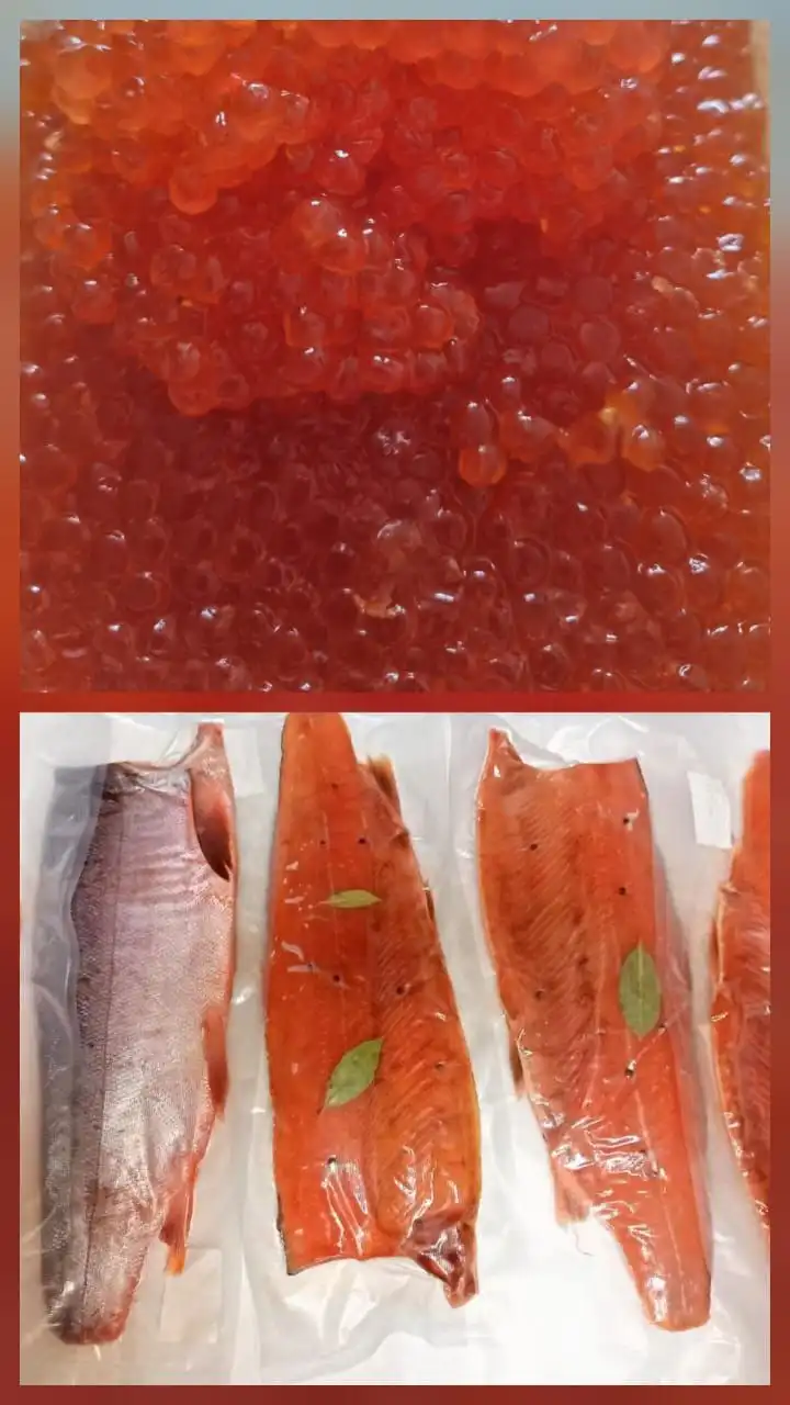 Продажа свежей икры кеты и кеты семужного посола