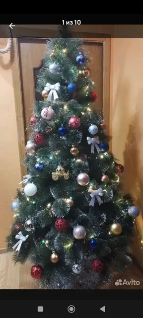Искусственная новогодняя елка с шишками - частное объявление в Екатеринбург