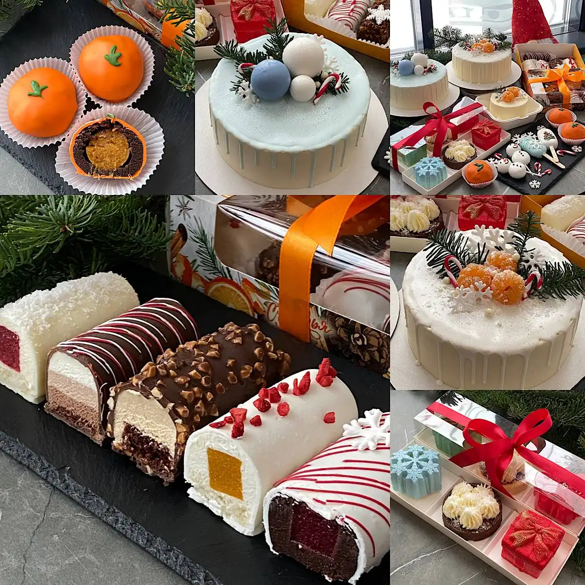 Новогодние торты и десерты от кондитерской
