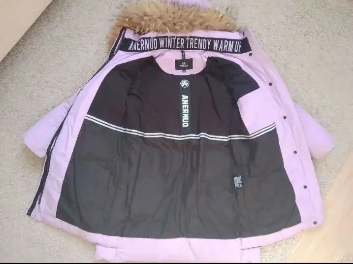 Пуховик фирменный тёплый с мехом песца - Верхняя одежда (Одежда) в Екатеринбург