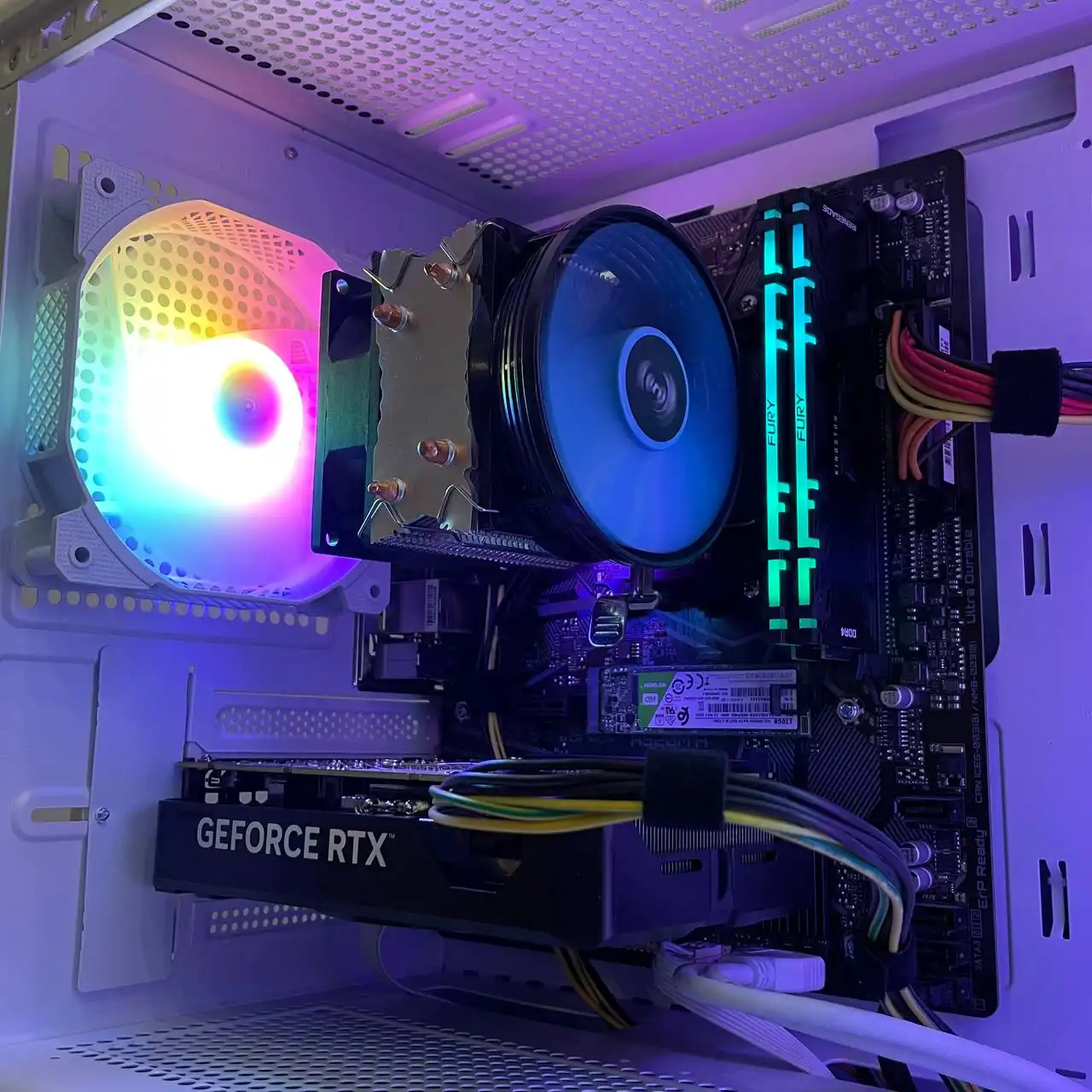 Игровой компьютер Ryzen 5 5500 + RTX 4060 Ti - Игровые компьютеры (Электроника) в Екатеринбург