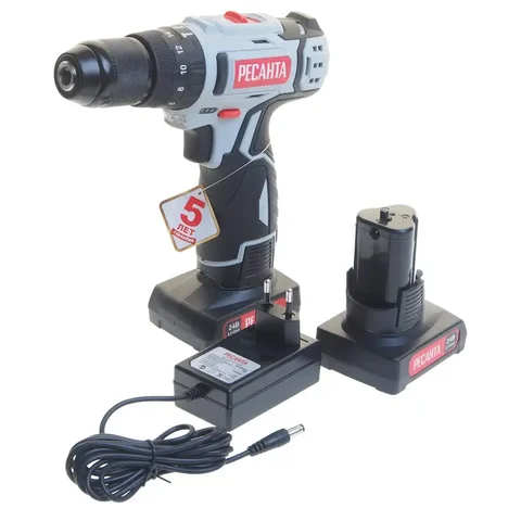 Шуруповерт Ресанта ДА-24-2ЛК-Б с аккумуляторами и зарядным устройством - Кондитерские изделия в Екатеринбург