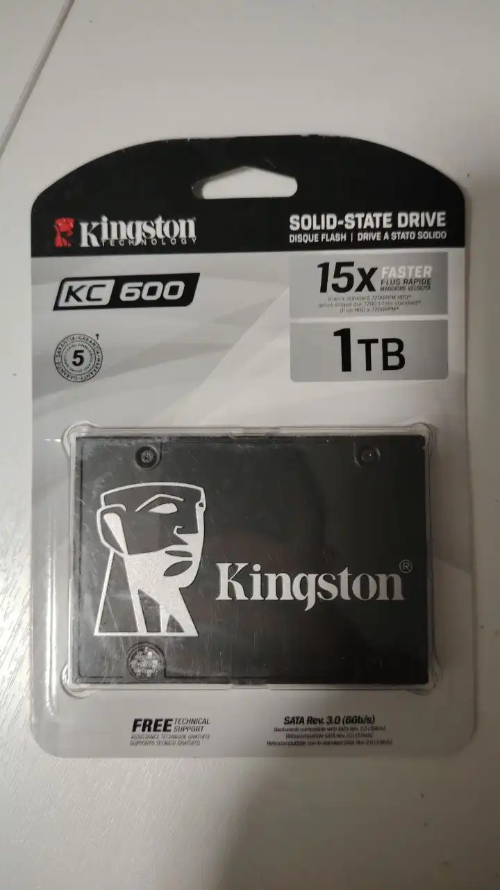 SSD Kingston KC600 1024 Гб - SSD накопители (Электроника) в Екатеринбург