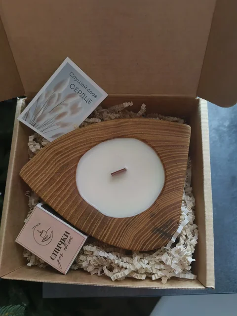 Аромасвечи из натурального соевого воска с деревянным фитилем - Барахолка в Екатеринбург