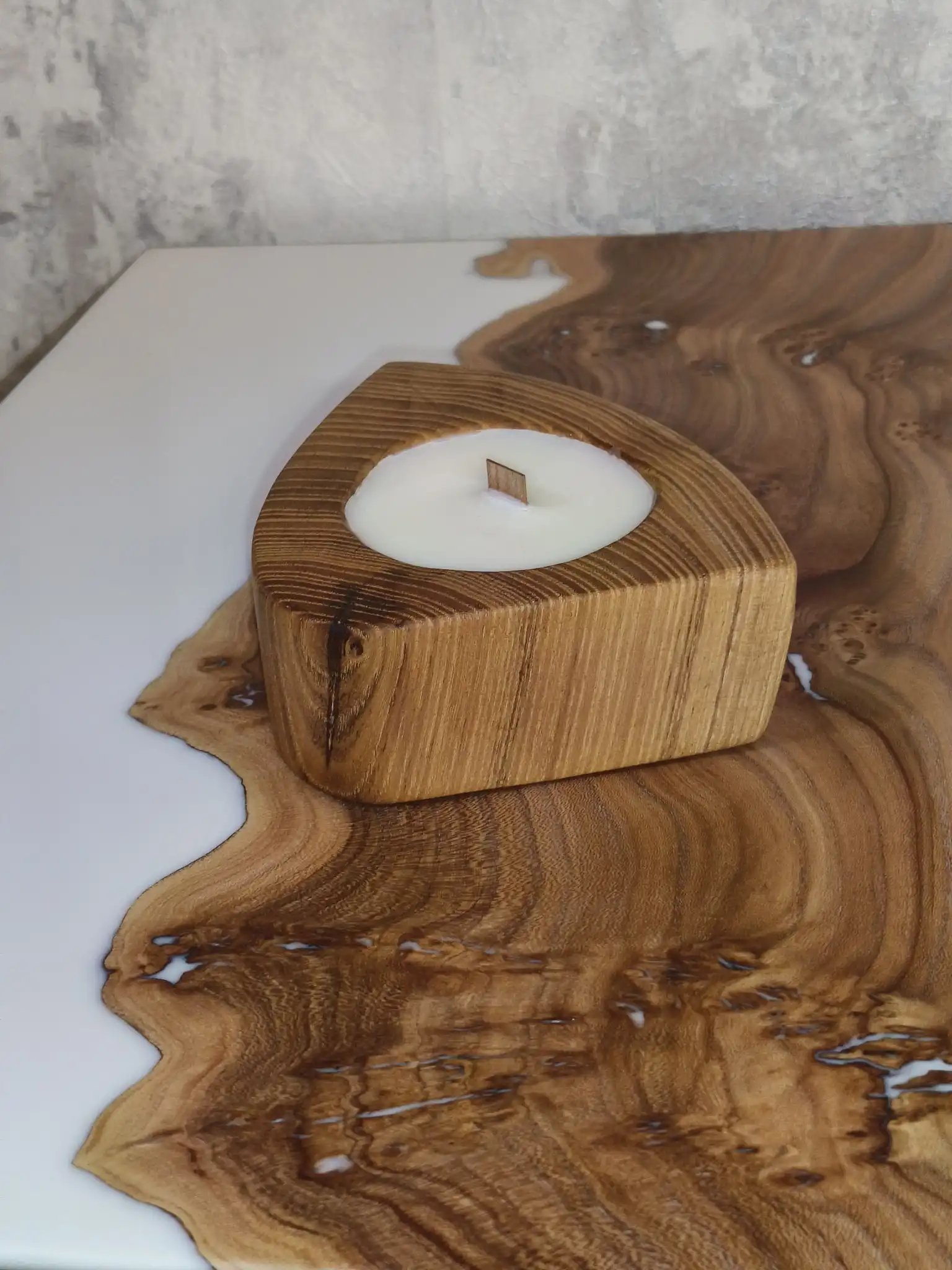 Аромасвечи из натурального соевого воска с деревянным фитилем - Барахолка в Екатеринбург