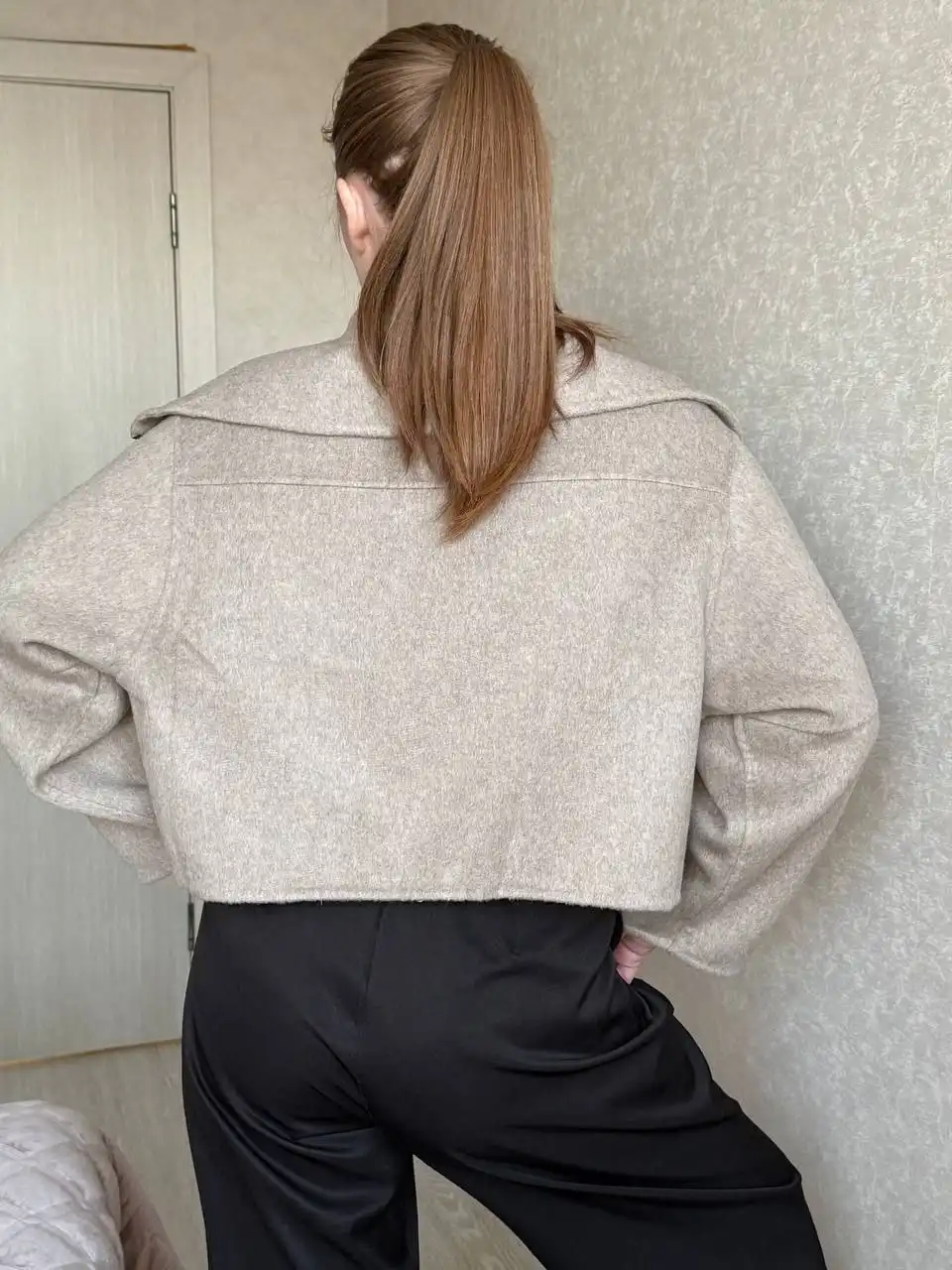 Бомбер женский новый 100% шерсть размер L - Верхняя одежда (Одежда) в Екатеринбург