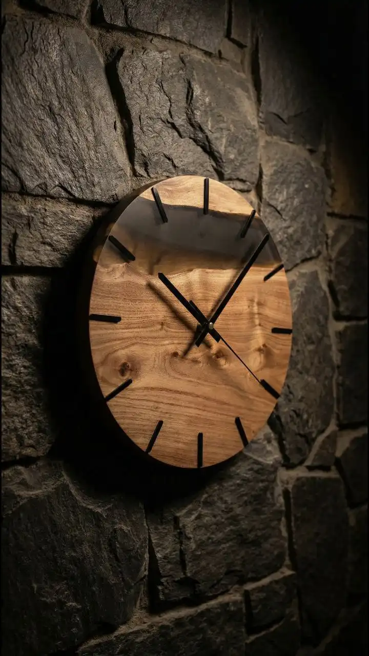 Часы из ценных пород дерева и эпоксидной смолы - Часы (Барахолка) в Екатеринбург