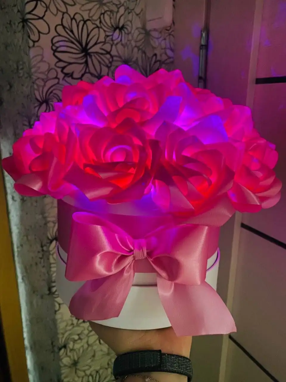 Букет из атласной ленты на праздник - Барахолка в Екатеринбург