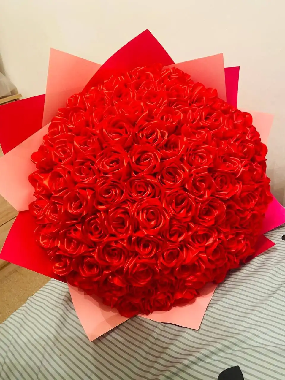 Букет из атласной ленты на праздник - Барахолка в Екатеринбург