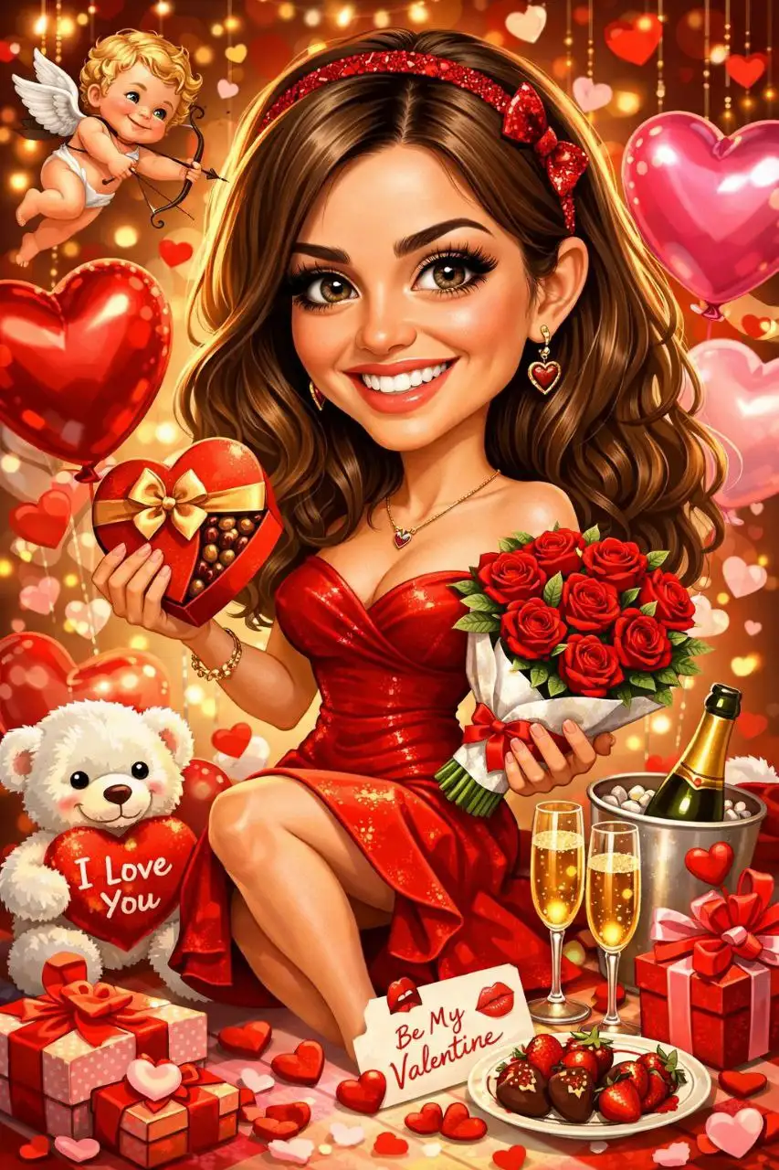 Подарок шарж для второй половинки на 14 февраля - Шарж (Хобби и отдых) в Екатеринбург