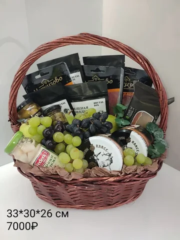 Подарочная мясная корзина с деликатесами - Металлические емкости в Екатеринбург