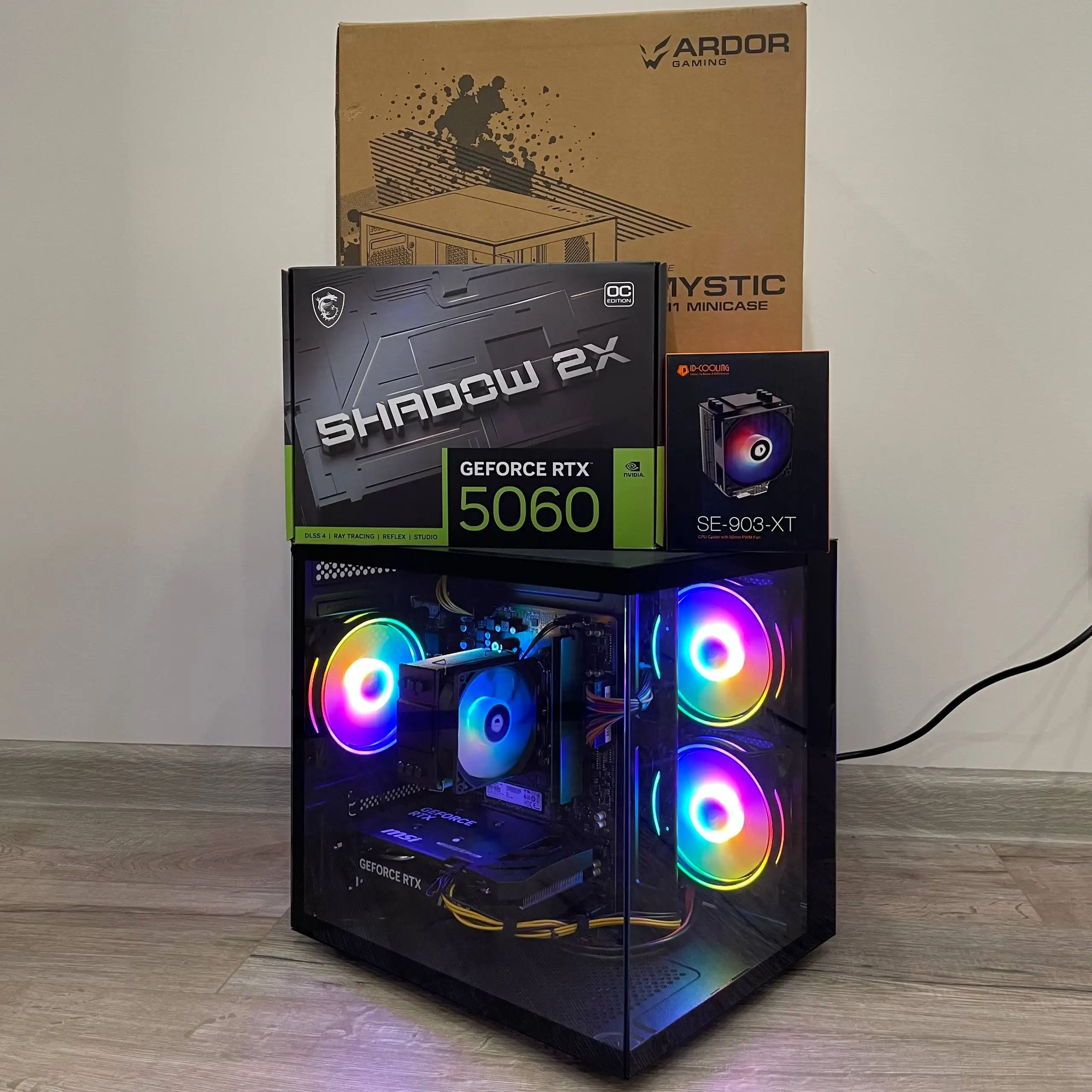 Топовый игровой компьютер AMD Ryzen 5 5500 с MSI RTX 5060 - Компьютеры (Электроника) в Екатеринбург