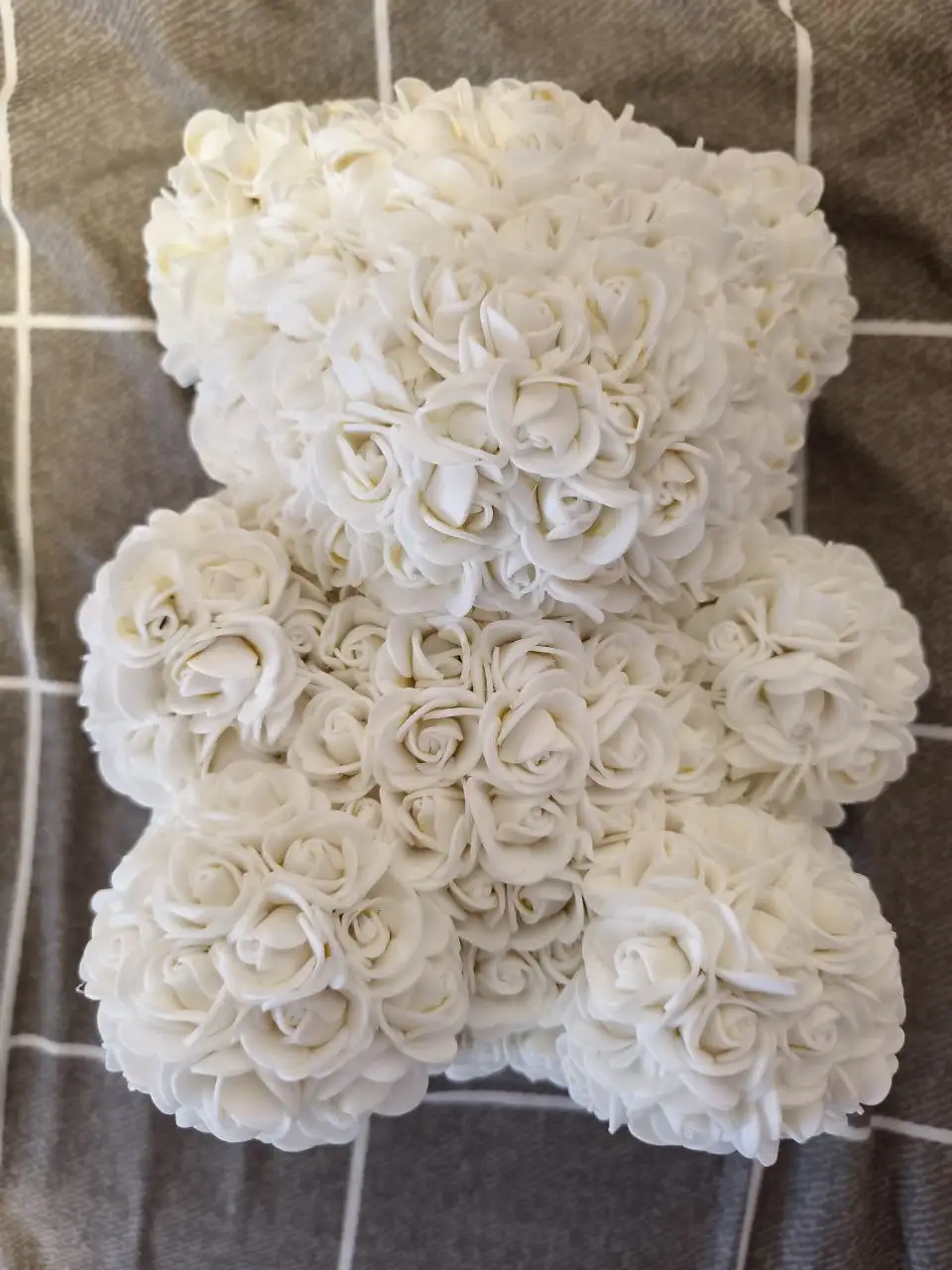 Мишка из роз из фоамирана 22см ручной работы - Рукоделие (Хобби и отдых) в Екатеринбург