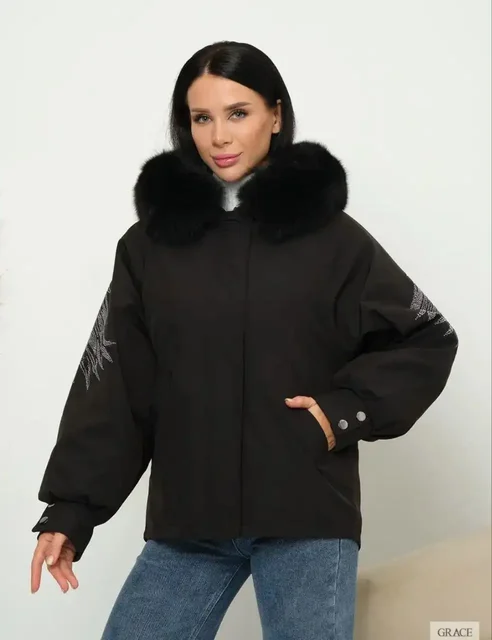 Куртка с отстёгивающимся мехом - Детская обувь в Екатеринбург