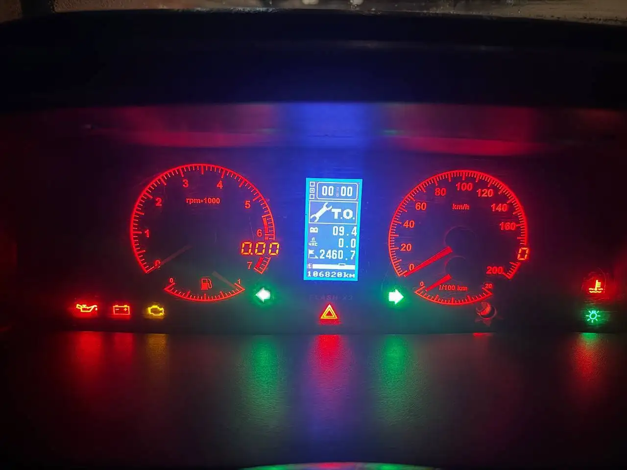 Приборная тюнинг панель ВАЗ 2114 Flash X3 - Электрооборудование (Запчасти) в Екатеринбург