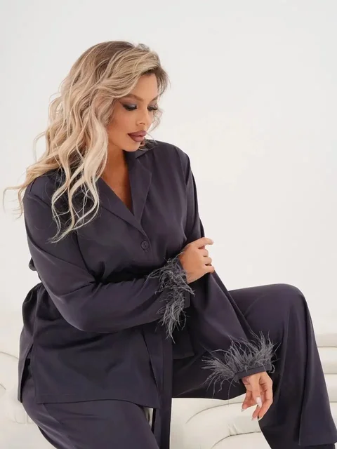 Женские вечерние костюмы из японского шелка - Брюки в Екатеринбург