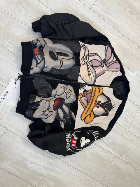 Женская куртка бомбер оверсайз черного цвета - Одежда в Екатеринбург