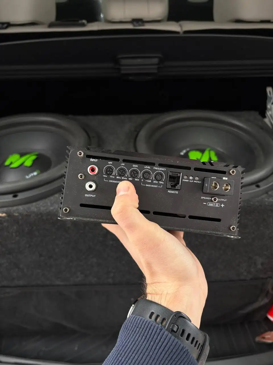 Продам сабвуфер 2x12 с моноблоком - Аудиотехника (Электроника) в Екатеринбург