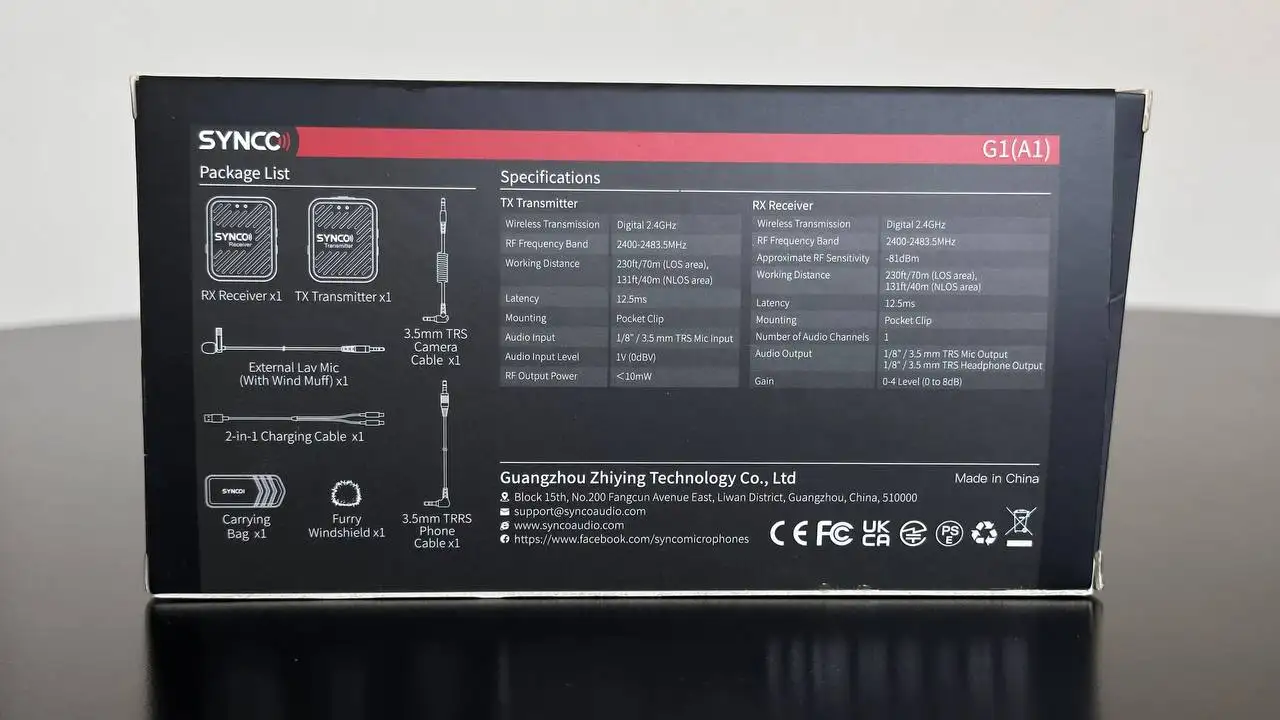 Микрофоны петлички SYNCO G1 (A1) 2 шт - Аудиотехника (Электроника) в Екатеринбург