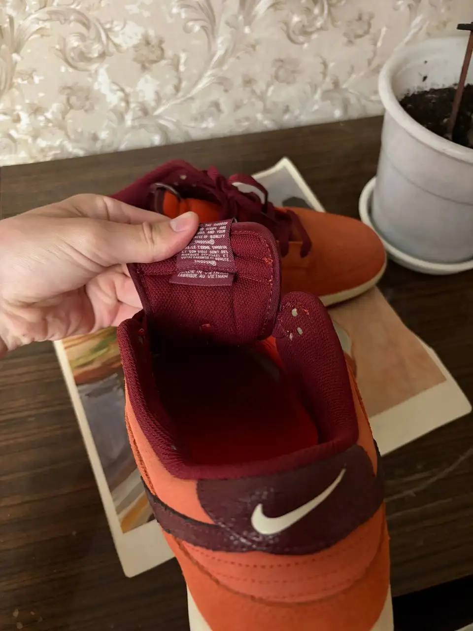 Nike Dunk Orange Suede 44.5 - Обувь (Одежда) в Екатеринбург