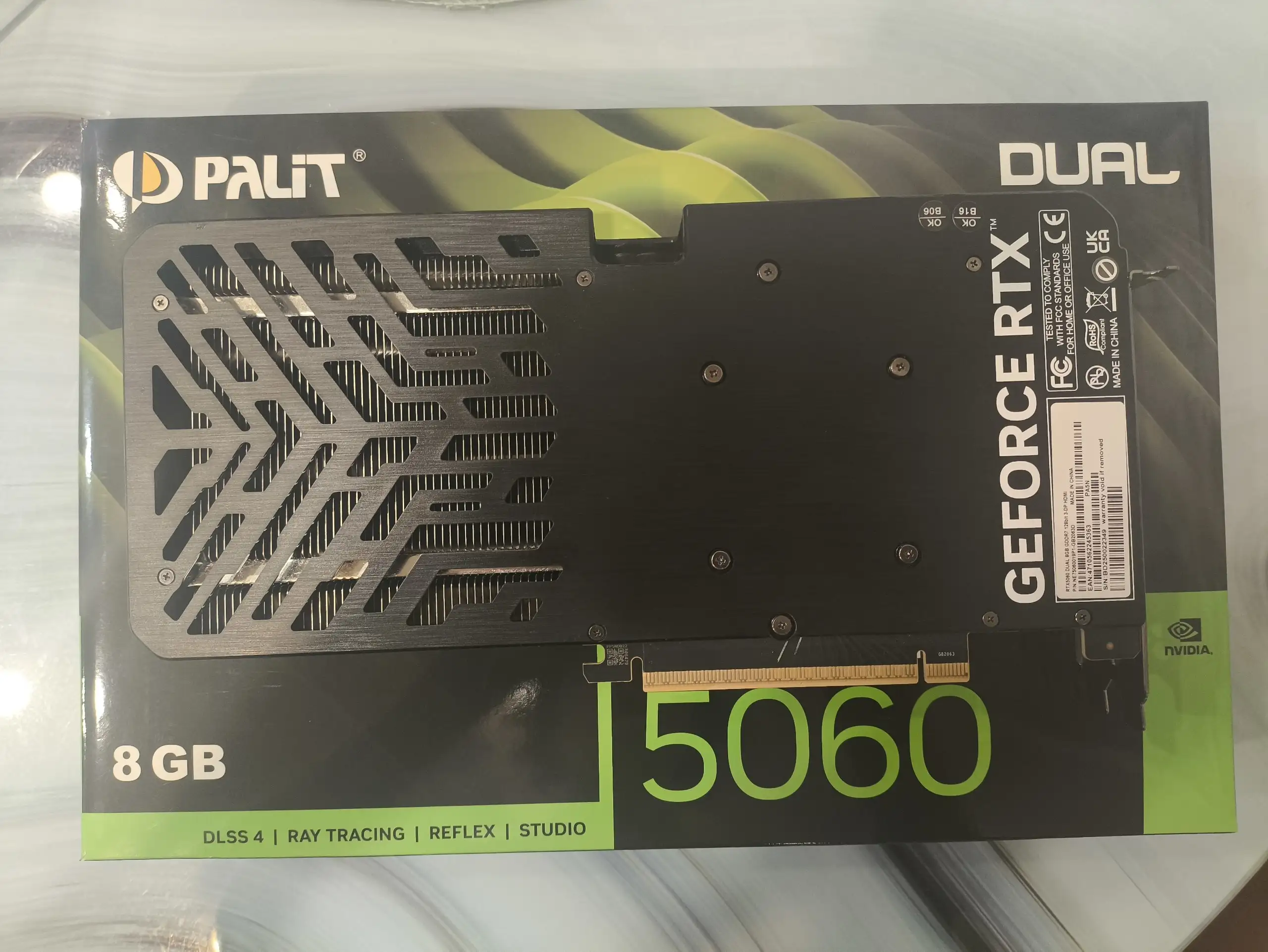 Продается RTX 5060 8GB Palit Dual - Видеокарты (Электроника) в Екатеринбург