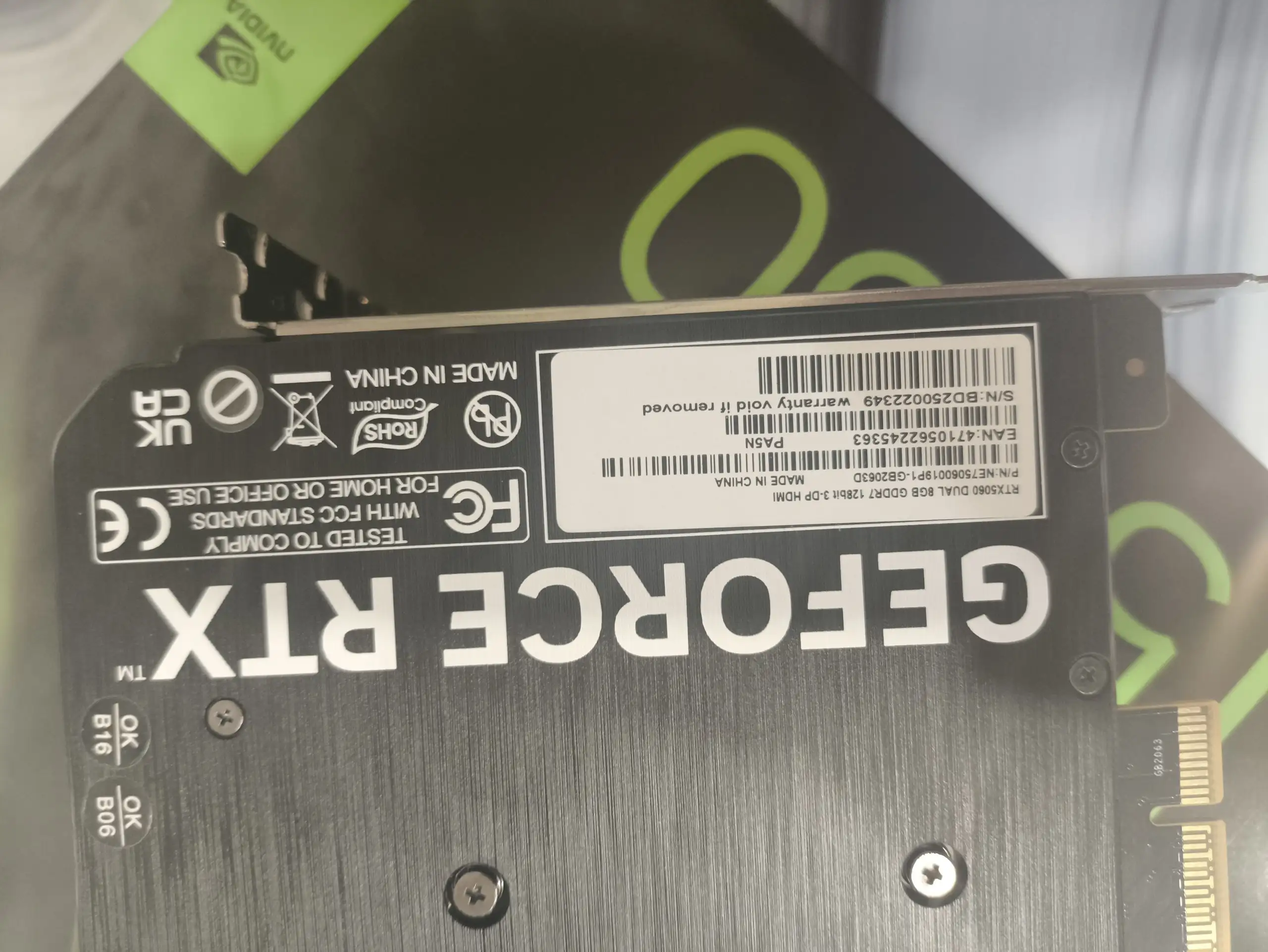 Продается RTX 5060 8GB Palit Dual - Видеокарты (Электроника) в Екатеринбург