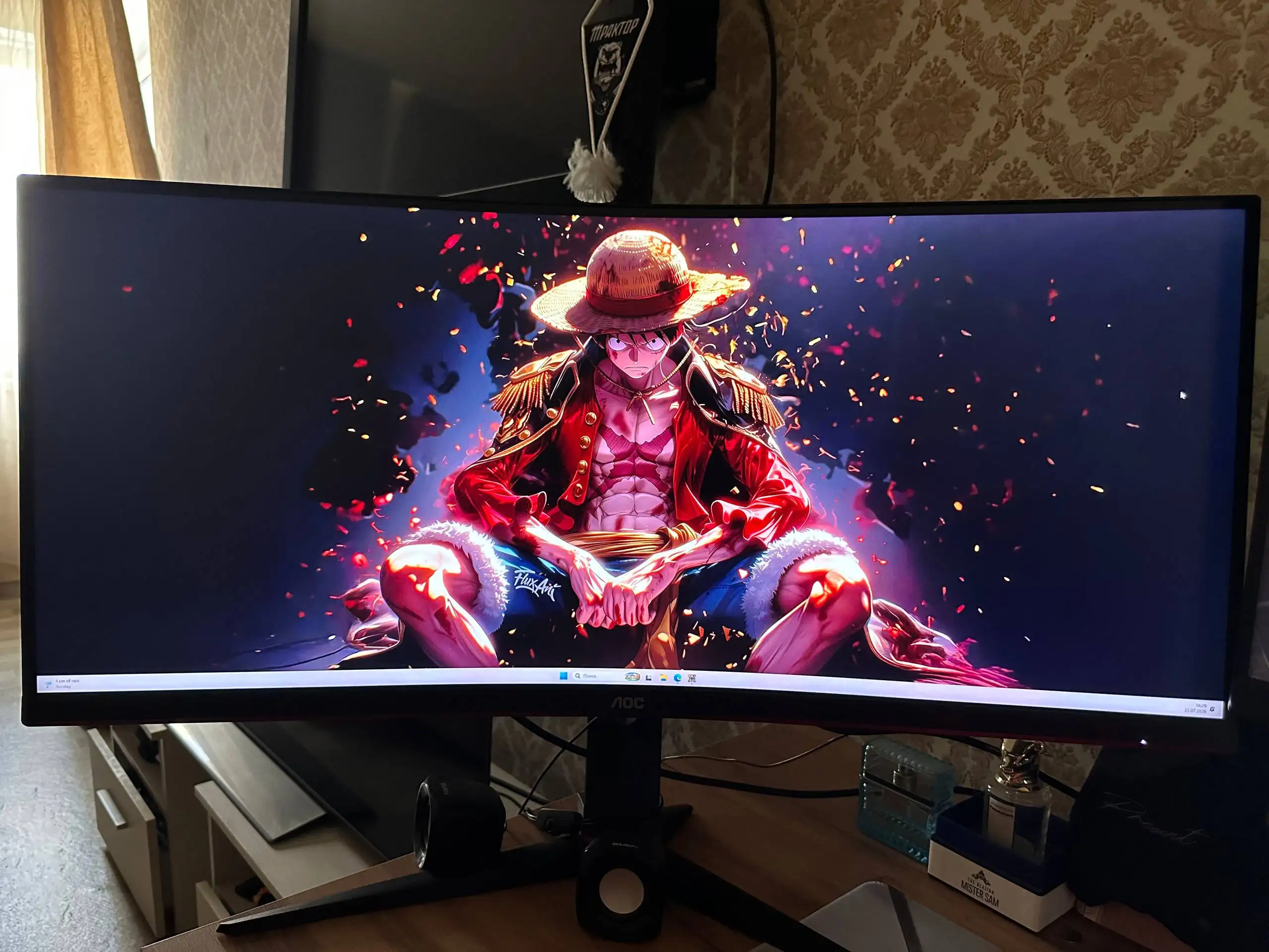 Ультраширокий монитор AOC CU34G2/BK QHD 34 дюйма - Мониторы (Электроника) в Екатеринбург