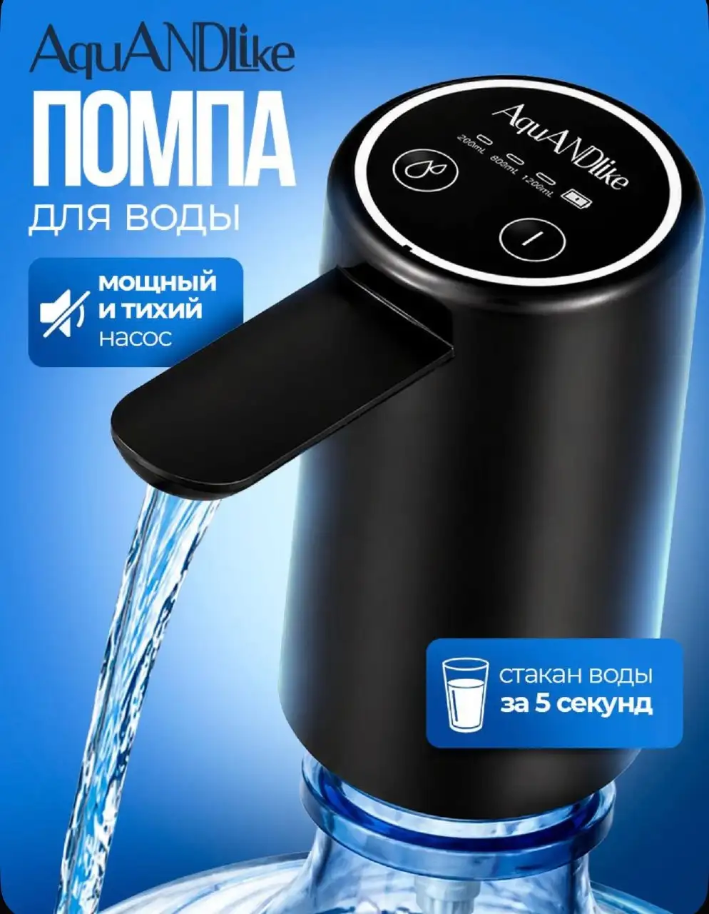 Помпа для воды на бутылку 19л - Барахолка в Екатеринбург