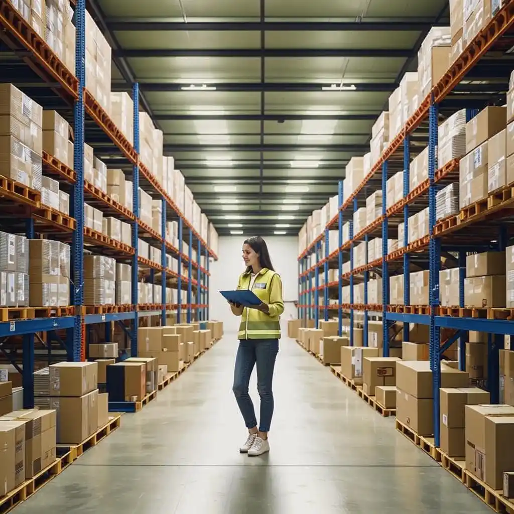 Приёмка, сортировка коробок