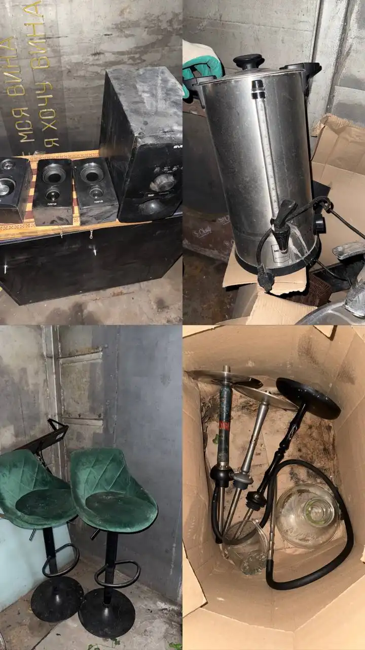 Продажа оборудования закрывшегося кальян-бара