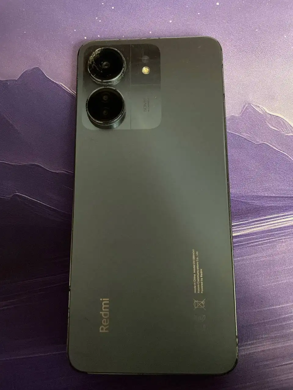 Продажа смартфона Redmi 13C 128гб с разбитым дисплеем - Смартфоны (Электроника) в Новокузнецк