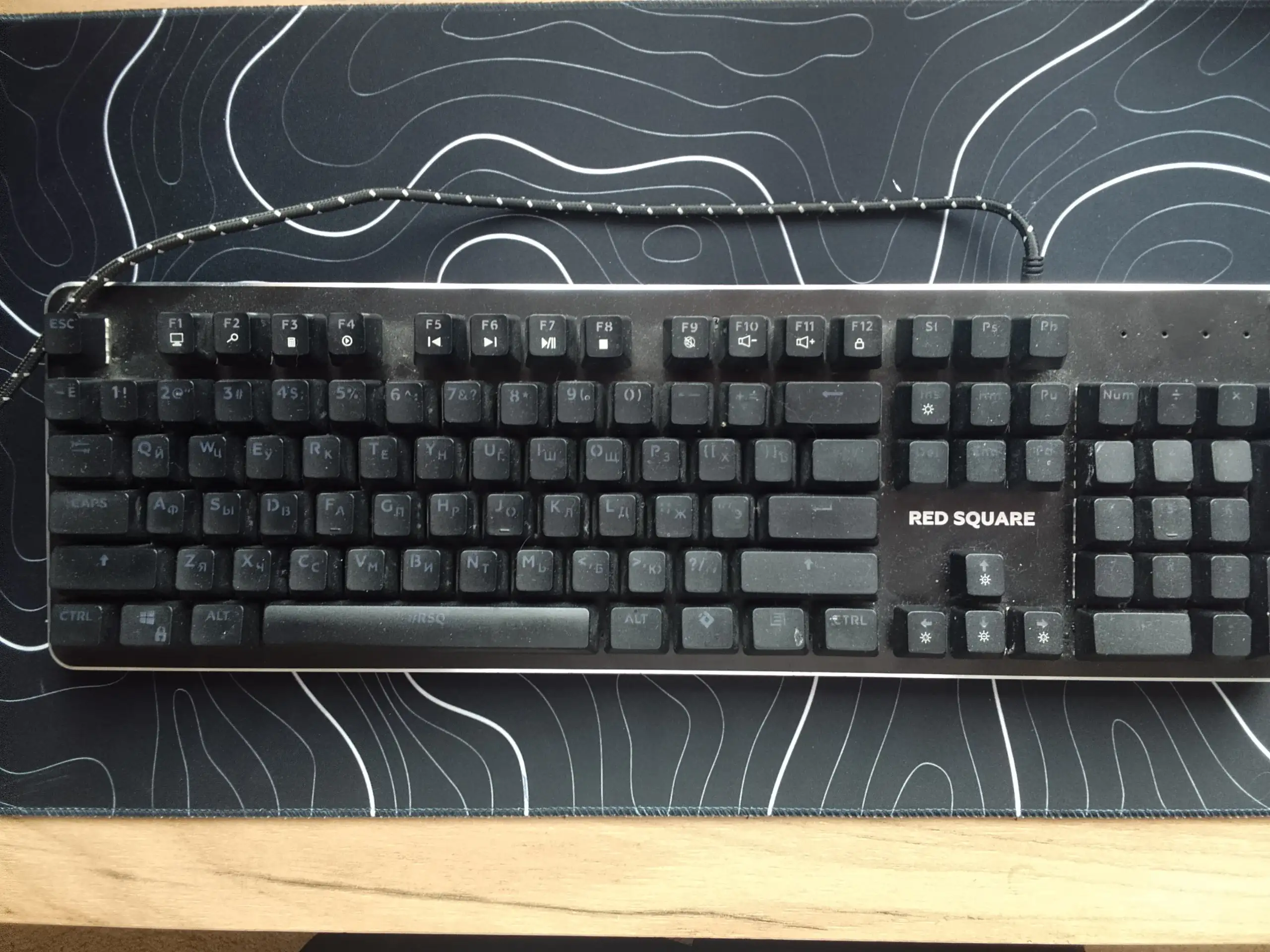 Клавиатура Red Square с голубыми свитчами - Компьютерная периферия (Электроника) в Новокузнецк