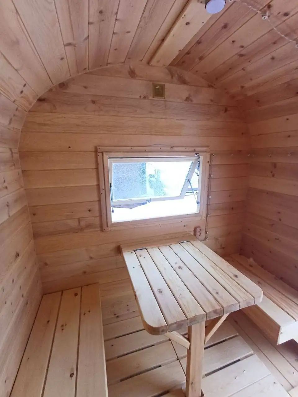 Баня-бочка 4×2,1 м от компании «Папа Кедр» - Растения в Новосибирск