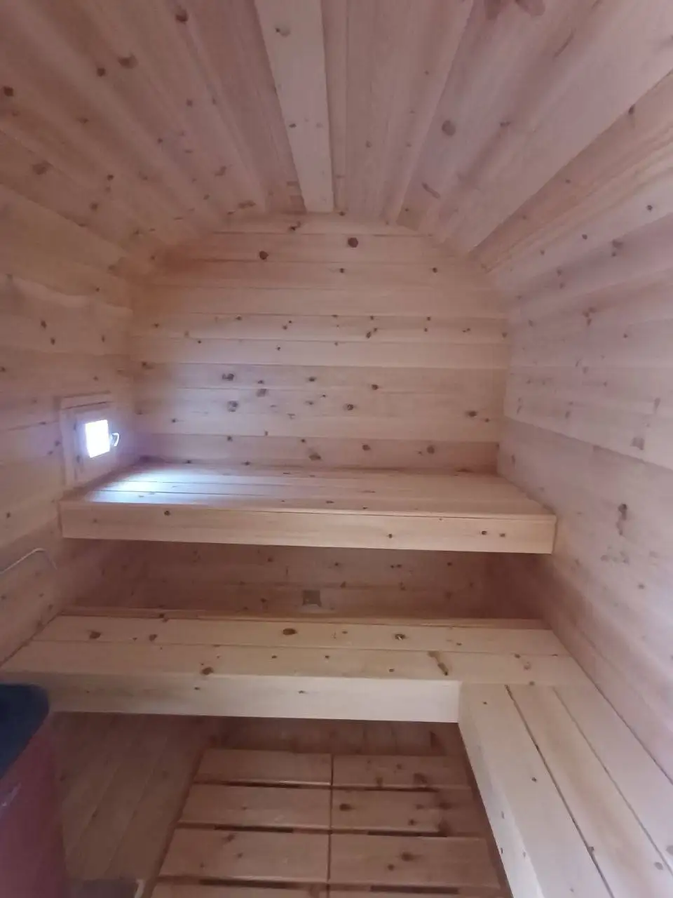 Баня-бочка 4×2,1 м от компании «Папа Кедр» - Бани и сауны (Для дома и дачи) в Новосибирск