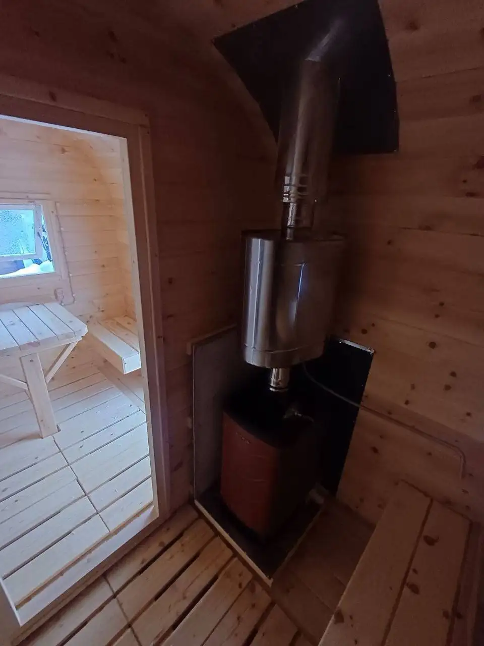 Баня-бочка 4×2,1 м от компании «Папа Кедр» - Бани и сауны (Для дома и дачи) в Новосибирск