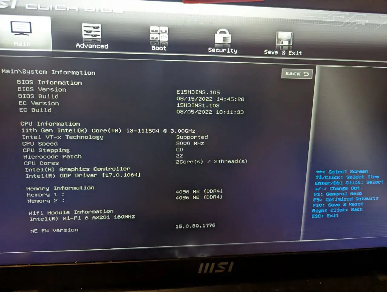 Продаю ноутбук MSI Modern 15 с процессором Intel Core i3-1115G4 - Ноутбуки (Электроника) в Новокузнецк