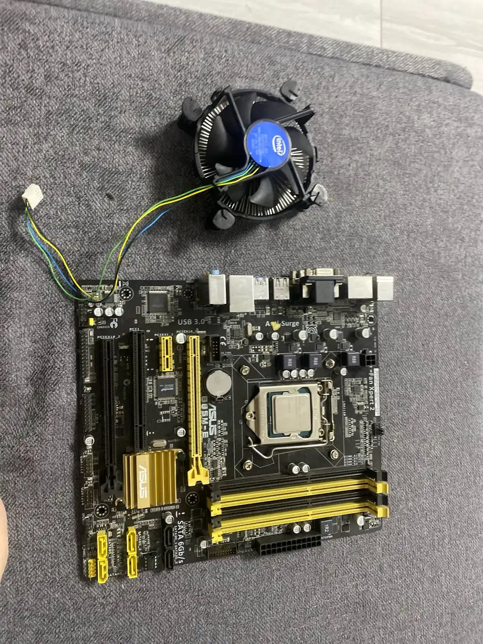 Продам плату ASUS с диском, процессором и кулером - Компьютерные комплектующие (Электроника) в Новокузнецк