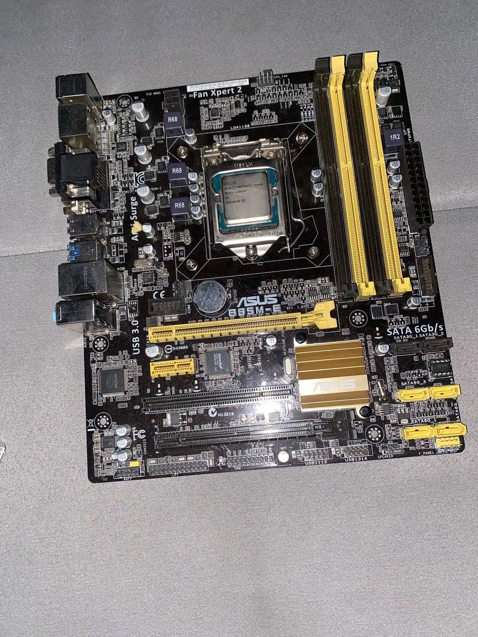 Продам плату ASUS с диском, процессором и кулером - Компьютерные комплектующие (Электроника) в Новокузнецк