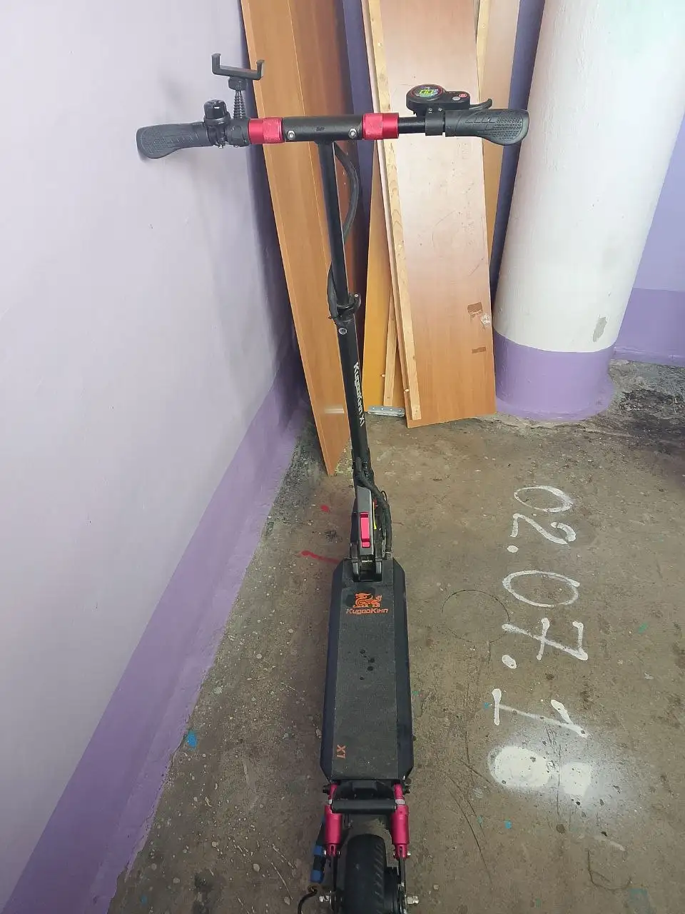 Электросамокат KuGoo X1 с пробегом 550 км - Электросамокаты (Электроника) в Новокузнецк