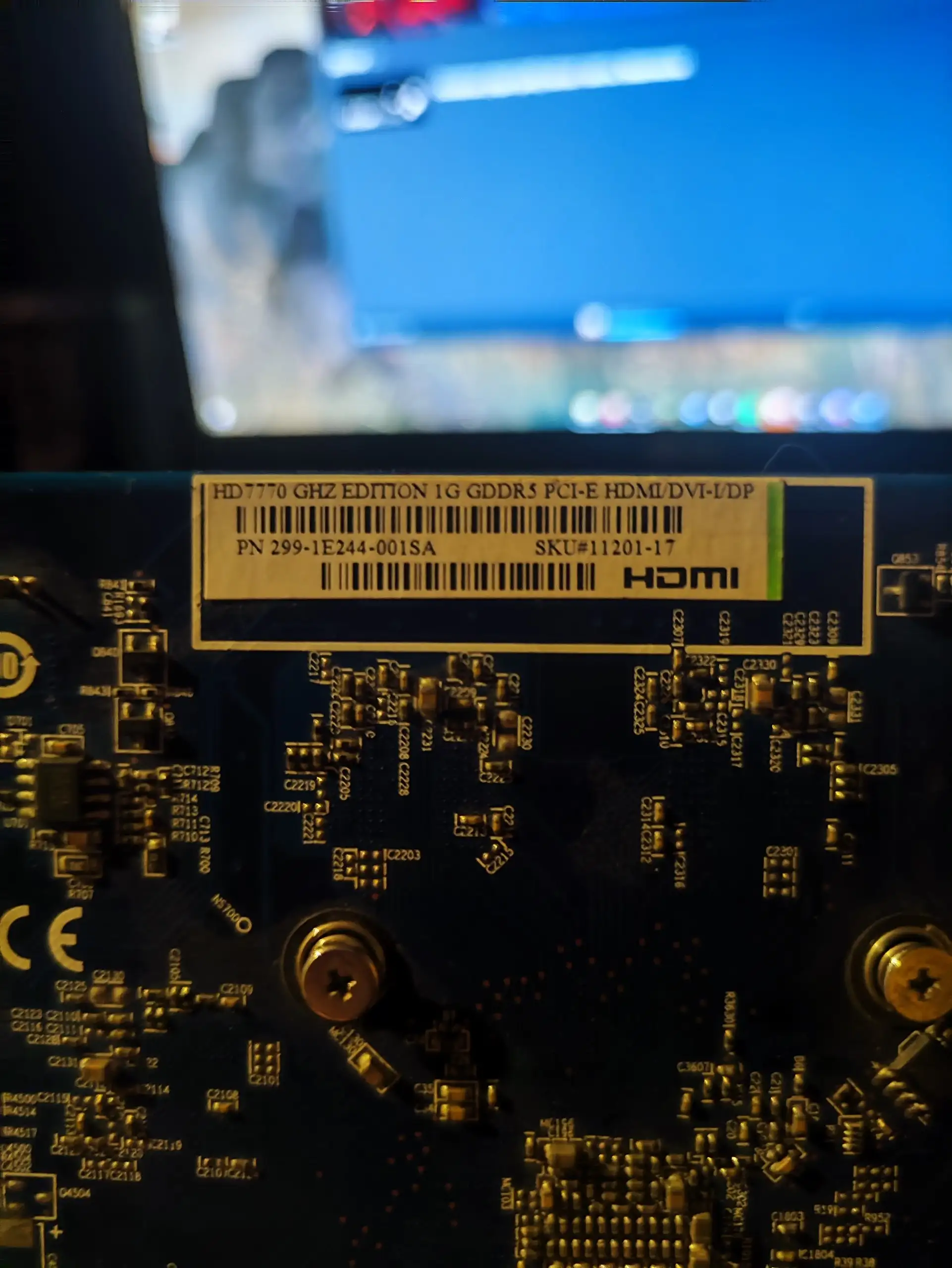 Видеокарта AMD Radeon HD 7770 в отличном состоянии - Комплектующие для ПК (Электроника) в Новокузнецк