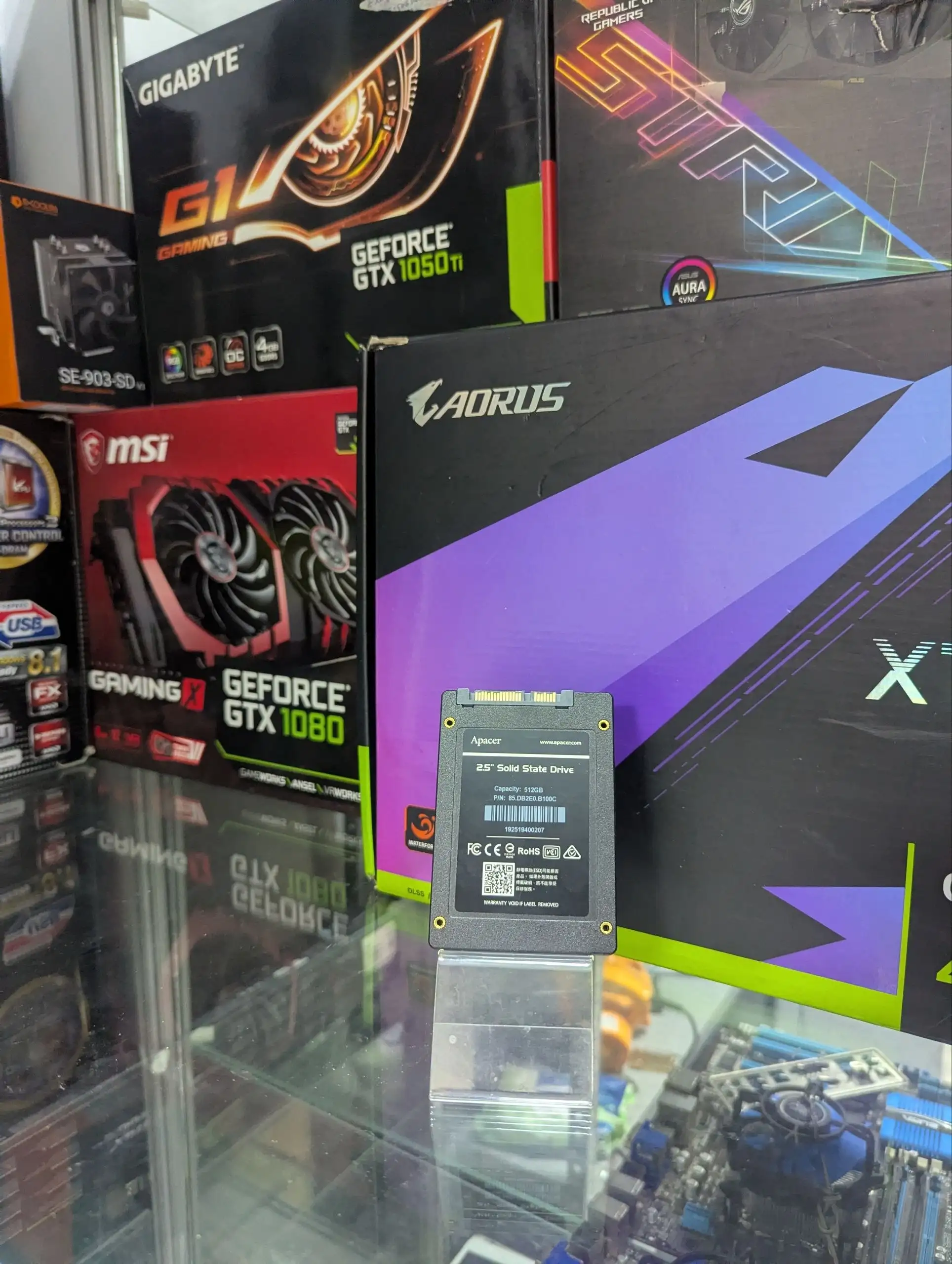 SSD Apacer 512 ГБ в хорошем состоянии - Комплектующие (Электроника) в Новокузнецк