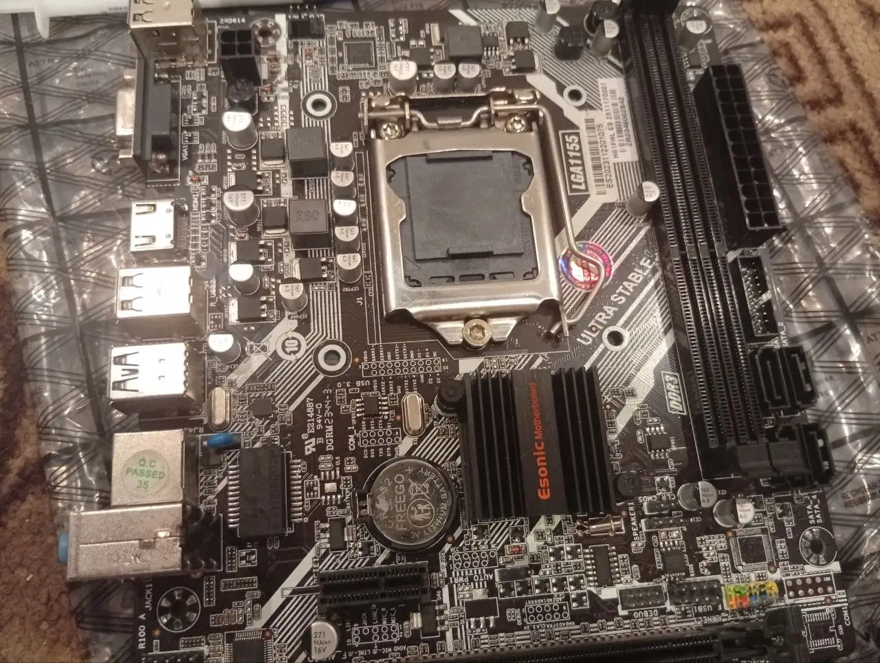 Продам материнскую плату комплектом - Комплектующие для ПК (Электроника) в Новокузнецк