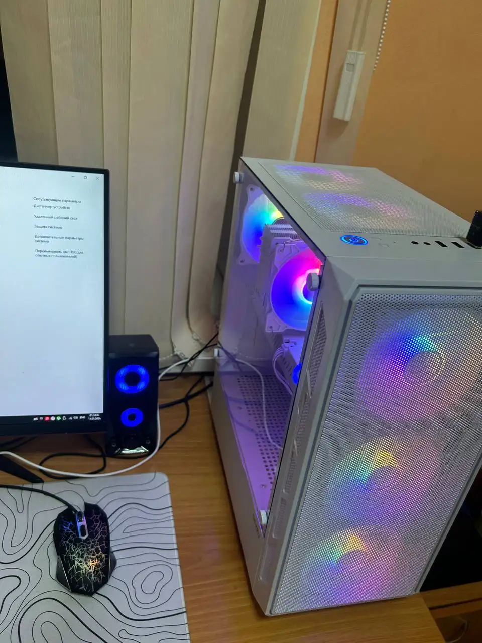 Игровой Full Setup: 14 ядер/RX580/27" 144Гц + периферия - Игровые компьютеры и ноутбуки (Электроника) в Новокузнецк