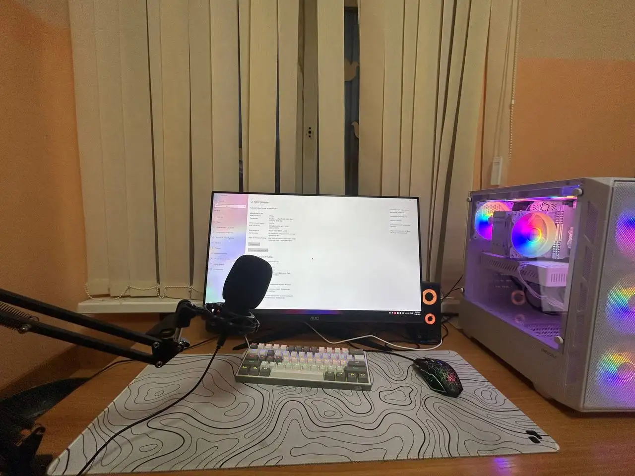 Игровой Full Setup: 14 ядер/RX580/27" 144Гц + периферия - Игровые компьютеры и ноутбуки (Электроника) в Новокузнецк