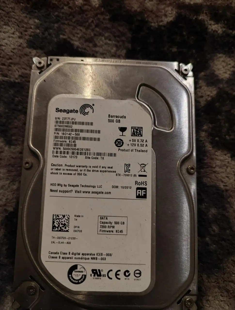 Продам 2 жестких диска 500 и 750 GB - Компьютерные комплектующие (Электроника) в Новокузнецк